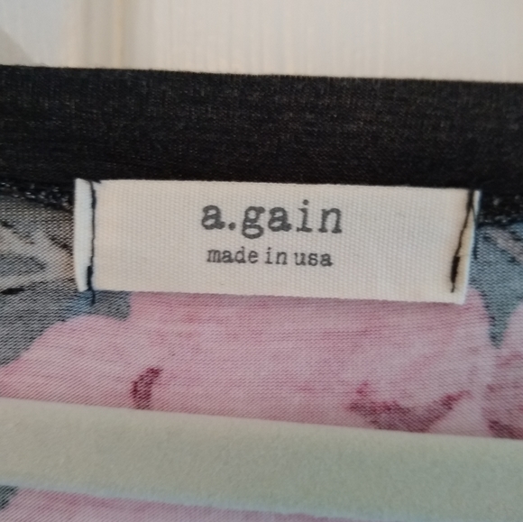 A.Gain Long Sleeve Floral Top 2X fits like 1X - Picture 4 of 5